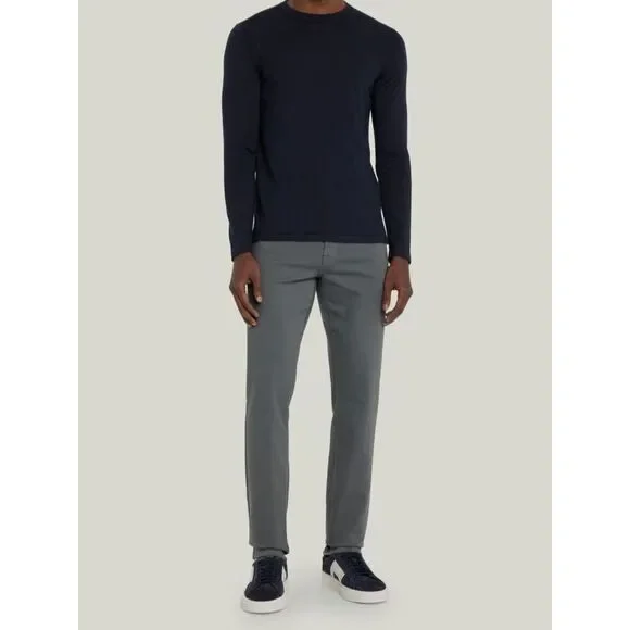 $800 Cesare Attolini Men's Gray Cotton Jean Pants Size 40